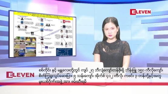 Embedded thumbnail for နိုဝင်ဘာ ၂၃ ရက်နေ့ နံနက်ပိုင်းသတင်းအစီအစဉ် ( နံနက် ၇ နာရီခွဲတိုက်ရိုက်ထုတ်လွှင့်မှု )