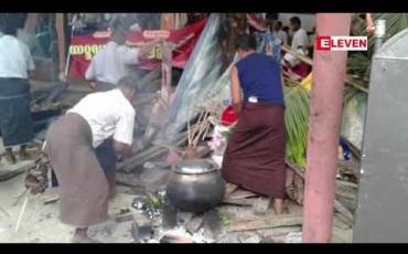 Embedded thumbnail for ရှင်လောင်းလှည့်မည့်ဆင် လန့်၍ လူများကိုအန္တရာယ်ပြုခဲ့ခြင်းကြောင့်ကလေးငယ်တစ်ဦးသေဆုံးပြီး ဆင်ဦးစီးအပါအဝင် သုံးဦးထိခိုက်ဒဏ်ရာရမှု ပေါင်မြို့နယ်တွင် ဖြစ်ပွားခဲ့