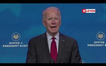 Embedded thumbnail for သမ္မတဂျိုးဘိုင်ဒန်က ၎င်း၏ပထမရက်၁၀၀တွင် ကိုရိုနာဗိုင်းရပ်စ်ကာကွယ်ဆေး သန်း၁၀၀ရရှိအောင်ဆောင်ရွက်မည်ဟုပြောကြား