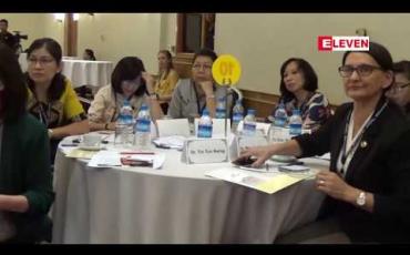 Embedded thumbnail for ကင်ဆာရောဂါ ဖြစ်ပွားနေသည့် ကလေးငယ်များအား ထိရောက်သည့် ကုသမှုများပေးနိုင်ရန် မြန်မာနိုင်ငံကလေးကင်ဆာကွန်ရက်အဖွဲ့ဖွဲ့စည်းထား 