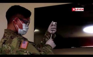 Embedded thumbnail for တောင်ကိုရီးယားရှိ အမေရိကန် တပ်ဖွဲ့ဝင်များကို ကိုရိုနာဗိုင်းရပ်စ် ကာကွယ်ဆေး စတင်ထိုးနှံပေးနေ 