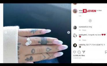 Embedded thumbnail for စေ့စပ်လိုက်ပြီဖြစ်သည့် Ariana Grande  