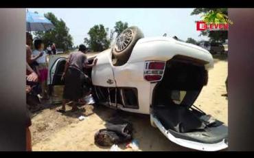Embedded thumbnail for အမြန်လမ်းတွင်မောင်းနှင်သောမော်တော်ယာဉ်အများစုမှာ ကြံ့ခိုင်မှုနည်းပါးသော တာယာ(ဘီး)များကိုသာ အသုံးပြုထားကြောင်း အမြန်လမ်းမကြီးရဲတပ်ဖွဲ့မှူးရုံးမှ ထုတ်ပြန် 