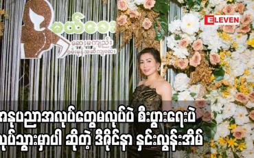 Embedded thumbnail for အနုပညာအလုပ်တွေမလုပ်ပဲ စီးပွားရေး ပဲ လုပ်သွား မှာပါ ဆိုတဲ့ ဒီဇိုင်နာ နှင်းလွန်းအိမ်