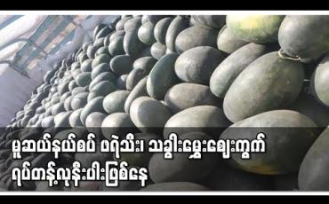 Embedded thumbnail for တရုတ်နိုင်ငံက COVID-19 ရောဂါထိန်းချုပ်မှုကြောင့် မူဆယ်နယ်စပ် ဖရဲသီး၊ သခွါးမွှေးဈေးကွက် ရပ်တန့်လုနီးပါးဖြစ်နေ 