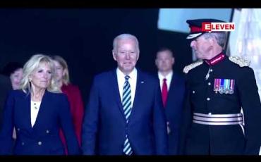 Embedded thumbnail for G7 ထိပ်သီး အစည်းအဝေး တက်ရောက်ရန် သမ္မတဘိုင်ဒန် ဗြိတိန်သို့ရောက်ရှိ