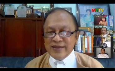 Embedded thumbnail for ကျန်းမာရေးနှင့်အားကစားဝန်ကြီးဌာနနှင့် ပြန်ကြားရေးဝန်ကြီးဌာနတို့ ပူးပေါင်းတင်ဆက်ထားသည့် “COVID-19 ရောဂါအကြောင်းသိကောင်းစရာအမေးအဖြေအစီအစဉ်” 