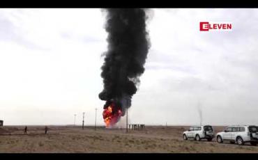 Embedded thumbnail for အီရတ်တွင် ရေနံတွင်းနှစ်တွင်း တိုက်ခိုက်ခံရမှုကြောင့် မီးလောင်မှုဖြစ်ပွား 