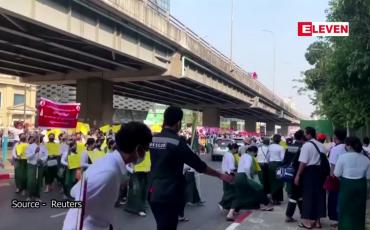 Embedded thumbnail for တပ်မတော်ကရွေးကောက်ပွဲကျင်းပပေးမည်ဆိုသော ကတိတည်စေရန် အာဆီယံနိုင်ငံများကို အင်ဒိုနီးရှားတွန်းအားပေးမည် 