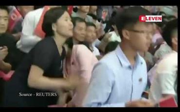 Embedded thumbnail for တရုတ်-မြောက်ကိုရီးယား ဆက်ဆံရေးမှာ မည်သူမျှမလွှမ်းမိုးနိုင်သည့် ဆက်ဆံရေးမျိုးဖြစ်ကြောင်း ကင်ဂျုံအန် ကြွေးကြော် 