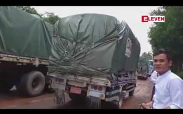 Embedded thumbnail for မြဝတီနယ်စပ်လမ်း ကျုံဒိုး မြို့အနီးတွင် ယာဉ်ကြောပိတ်ဆို့နေ