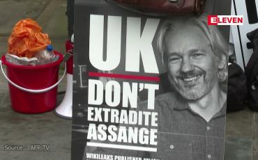 Embedded thumbnail for WikiLeaks တည်ထောင်သူ ဂျူလီယန်အဆန်းချ် လန်ဒန်အကျဉ်းထောင်တွင်လက်ထပ်ခွင့်ရ