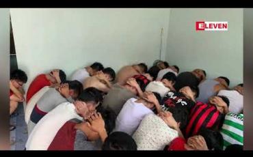Embedded thumbnail for တာချီလိတ်တွင် တရားမဝင် နေထိုင်ပြီး အွန်လိုင်း လောင်းကစား လုပ်ကိုင်ကြသော တရုတ်နိုင်ငံသား (၁၈၀) ကျော်ကို လက်နက်များနှင့် အတူ ဖမ်းဆီးရမိ