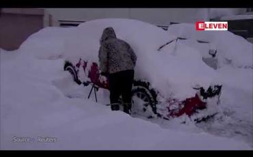 Embedded thumbnail for ဂျပန်တွင် ဆီးနှင်းများ ထူထပ်စွာကျဆင်းနေပြီး အိမ်ခြေသောင်းနှင့်ချီကာ ဓာတ်အား ပြတ်တောက်မှု ဖြစ်ပေါ်နေ