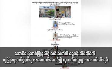 Embedded thumbnail for အောင်မြေသာစံမြို့နယ်ရှိ လင်းလက်ဝါ ရွှေပန်းထိမ်ဆိုင်ကို လုံခြုံရေးတပ်ဖွဲ့ဝင်များ အယောင်ဆောင်၍ လုယက်ခဲ့သူများအား ဖမ်းဆီးရမိ