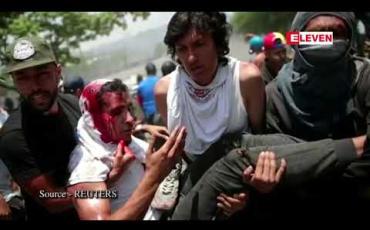 Embedded thumbnail for ဗင်နီဇွဲလား ဆန္ဒပြမှု ဖြစ်စဉ်များအတွင်း ငါးဦးသေဆုံးပြီး ၂၀၀ ကျော် ဖမ်းဆီးခံထားရဟု ရှေ့နေချုပ် အတည်ပြု 