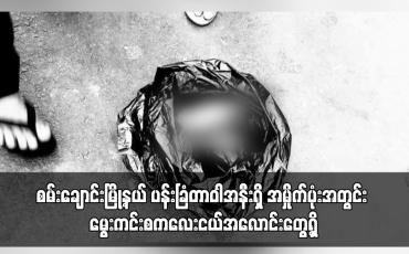 Embedded thumbnail for စမ်းချောင်းမြို့နယ် ပန်းခြံတာဝါအနီးရှိ အမှိုက်ပုံးအတွင်း မွေးကင်းစကလေးငယ်အလောင်းတွေ့ရှိ