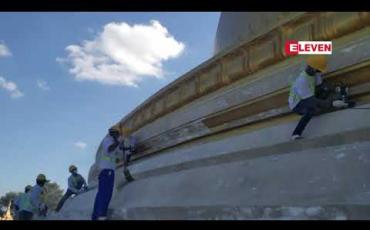 Embedded thumbnail for စစ်ကိုင်းကောင်းမှုတော်စေတီ ရွှေဆေးသင်္ကန်းမှ အဖြူရောင်ဆေးသင်္ကန်းပြောင်းလဲကပ်လှုခြင်းလုပ်ငန်းကို တပေါင်းလပြည့်အမီ ပြီးစီးနိုင်ရန် နေ့ဆိုင်းညဆိုင်းဖြင့် ဆောင်ရွက်နေ