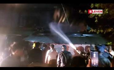 Embedded thumbnail for မြဝတီမြို့တွင် မီးအားမြှင့်စက်အပူလွန်ရာမှ မီးလောင်မှုဖြစ်