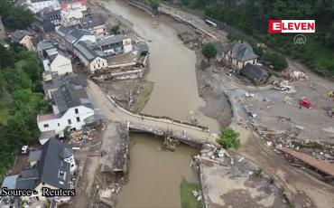 Embedded thumbnail for ဂျာမနီနှင့်ဘယ်ဂျီယမ်တို့တွင် ရေလွှမ်းမိုးမှုများကြောင့် သေဆုံးသူ ၁၇၀ ဦးအထိ မြင့်တက်လာ