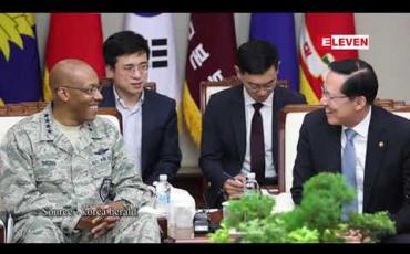 Embedded thumbnail for တောင်ကိုရီးယားဘက်က တောင်းဆိုမှုကြောင့် ကိုရီးယားကျွန်းဆွယ်ပေါ်တွင် အမေရိကန် ဗုံးကြဲလေယာဉ်များ ပျံသန်းမှုရပ်နား