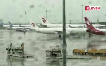 Embedded thumbnail for ပေကျင်းတွင် မိုးသက်မုန်တိုင်းကြောင့် လေယာဉ်ခရီးစဉ်ရာနှင့် ချီ ဖျက်သိမ်းထားပြီး ကျောင်းများပိတ်ထား