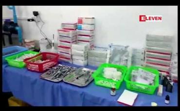 Embedded thumbnail for ပခုက္ကူမြို့ရှိ သီတဂူစက္ခုဒါန တံတားဦးဆေးရုံတွင် သွားနှင့်ခံတွင်းဝေဒနာရှင်များအား နိုင်ငံခြားသားဆရာဝန်များနှင့် မြို့ခံသွားဆရာဝန်များ ပူးပေါင်း၍ အခမဲ့ကုသလျက်ရှိနေ 