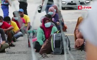 Embedded thumbnail for အင်ဒိုနီးရှားရွှေ့ပြောင်းအလုပ်သမား ၇၀၀၀ ကျော်ကို မလေးရှားပြန်ပို့မည်