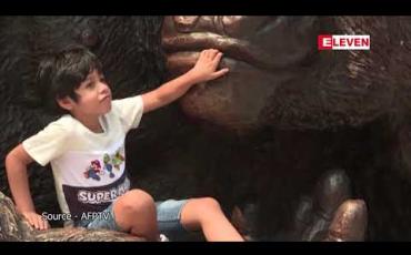 Embedded thumbnail for မျိုးသုဉ်းအန္တရာယ်ကြုံနေရမှုကို အာရုံပြုမိစေရန် နယူးယောက်ပန်းခြံ၌ ကမ္ဘာ့အကြီးဆုံး ဂေါ်ရီလာမျောက်ဝံကြေးရုပ်ကိုပြသ