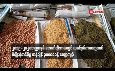 Embedded thumbnail for ၂၀၁၉-၂၀၂၀ဘဏ္ဍာနှစ် တွင် ပဲမျိုးစုံတင်ပို့မှု တန်ချိန် ၃၀၀၀၀ခန့် လျော့ကျခဲ့