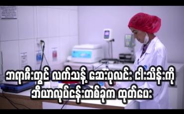 Embedded thumbnail for ဘရာဇီးတွင် လက်သန် ့စင်ဆေးရည်ပုလင်း ငါးသိန်းကို ဘီယာချက်လုပ်ငန်းတစ်ခုက ကူညီထုတ်လုပ်ပေးမည် 