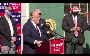 Embedded thumbnail for ဒေါ်နယ်ထရန့်ရှေ့နေ Rudy Giuliani ကိုရိုနာဗိုင်းရပ်စ်ကူးစက်ခံရ