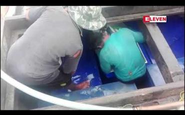 Embedded thumbnail for တရားမဝင်ငါးဖမ်းရေယာဉ်များကို ထောက်လှမ်းဖမ်းဆီးနိုင်မည့် (VMS )စနစ်အတွက် စရိတ်နှင့် လစဉ်ကြေးမှာ ကော့သောင်းမှ ကင်းမွန်လှေငယ်အချို့အတွက် အခက်အခဲဖြစ်နေဟုဆို (ရုပ်သံ)
