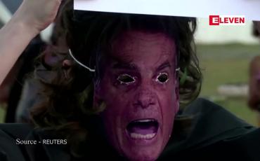 Embedded thumbnail for ကပ်ရောဂါ ကိုင်တွယ်ပုံနှင့် ပတ်သက်ပြီး သမ္မတ ဘော်လ်ဆိုနာရိုကို ဘရာဇီးလ်ပြည်သူ ထောင်နှင့်ချီ ဆန္ဒပြ