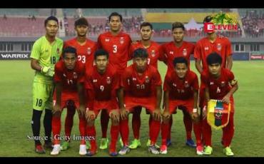 Embedded thumbnail for ဧပြီလအတွက် ကမ္ဘာ့အဆင့်သတ်မှတ်ချက်တွင် အင်္ဂလန်အသင်း အဆင့်(၄)နေရာသို့ရောက်ရှိလာခဲ့ပြီး မြန်မာအသင်းက နှစ်ဆင့်ကျကာ အဆင့် (၁၄၀)သို့ရောက်ရှိခဲ့ 