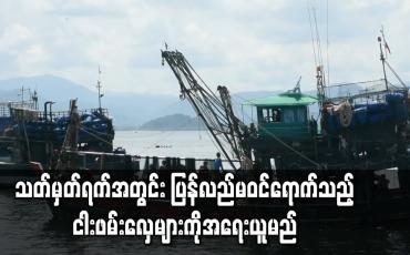 Embedded thumbnail for မြန်မာ့ပင်လယ်ပြင်အတွင်း မေလမှ စတင်ကာ ငါးမဖမ်းရ ရာသီအဖြစ် သတ်မှတ်မည်ဖြစ်