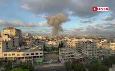 Embedded thumbnail for လက်ဘနွန်ဘက်မှရော့ကတ်ဒုံးကျည်ဖြင့်ပစ်ခတ်မှုဖြစ်ပွားပြီးနောက်အစ္စရေးကလက်နက်ကြီးများဖြင့် ပြန်လည်တုံ့ပြန်ပစ်ခတ်