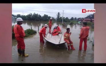 Embedded thumbnail for ဗန်းမော်နှင့် ရွှေကူမြို့များတွင် ဧရာဝတီမြစ်ရေ စိုးရိမ်ရေအမှတ်အနီး ရောက်ရှိနေ