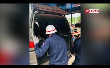 Embedded thumbnail for မင်္ဂလာဒုံမြို့နယ် ရွှေနှင်းဆီရပ်ကွက် မင်္ဂလာလမ်းတွင် အသက် (၇၄)နှစ် အဘိုးအိုတစ်ဦး ၀ါယာကြိုးဖြင့် ကြိုးဆွဲချသေဆုံးမှုဖြစ်ပွား 