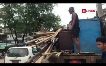 Embedded thumbnail for ဘုရင့်နောင်ပွဲရုံဝင်းအတွင်းရှိ ပျံကျစျေးဆိုင်ခန်းများနှင့် လမ်းမပေါ်ကျူးကျော်ဆောက်လုပ်ထားသော အဆောက်အအုံများကို ဖယ်ရှားရှင်းလင်း 