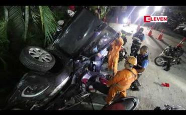 Embedded thumbnail for ထိုင်းနိုင်ငံတွင် ကွန်ဒိုမီနီယမ်တစ်ခု၏ ရှစ်ထပ်မြောက် ကားပါကင်ပေါ်မှ ကားတစ်စီး အရှိန်လွန်ထိုးကျမှု ဖြစ်ပွားခဲ့ပြီး ယာဉ်မောင်းသူအမျိုးသမီးအသက်ဘေးမှ လွတ်မြောက်ခဲ့ 