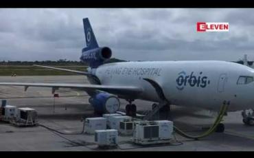 Embedded thumbnail for အမေရိကန်နိုင်ငံမှ ORBIS မျက်စိရောဂါကုလေယာဉ်ဆေးရုံကြီးဖြင့် မန္တလေးတံတားဦးလေဆိပ်တွင်နှစ်ပတ်ကြာ ကုသခြင်းနှင့် သင်ကြားခြင်းများဆောင်ရွက်
