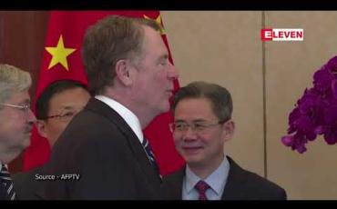 Embedded thumbnail for အမေရိကန်နှင့် တရုတ်နိုင်ငံအကြား ကုန်သွယ်ရေးဆွေးနွေးမှုများ ပြန်လည်စတင်