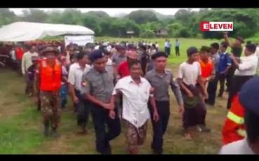 Embedded thumbnail for ကလေးမြို့တွင် ရေကြီးရေလျှံမှု သဘာဝဘေးအန္တရာယ်မှ ကြိုတင်ကာကွယ်နိုင်ရန် ကြိုတင်ဇတ်တိုက်လေ့ကျင့်