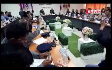 Embedded thumbnail for MoU စနစ်ကို ခုတုံးလုပ်ပြီး လိမ်လည်နေသော အေဂျင်စီများ အရေးယူပေးရေးအပါအဝင် နယ်စပ်ဖြတ်ကျော်မှုခင်းများ ဖြေရှင်းနိုင်ရန် ထိုင်း-မြန်မာ မြို့နယ် အဆင့် နယ်ခြား ကော်မတီ အစည်းအဝေးပြုလုပ်