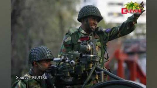 Embedded thumbnail for ဘင်္ဂလားဒေ့ရှ်နိုင်ငံတွင် သူပုန်ရာပေါင်းများစွာ လက်နက်ချအညံ့ခံ 