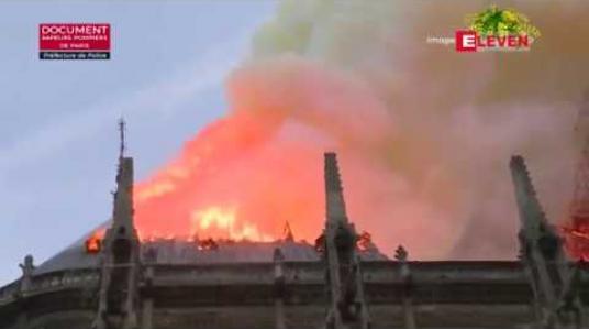 Embedded thumbnail for ပဲရစ်မြို့လယ်ရှိ အထင်ကရ Notre-Dame ဘုရားရှိခိုးကျောင်း မီးလောင်မှုကို ငြှိမ်းသတ်နိုင်ပြီဟု ပဲရစ် မီးသတ်တပ်ဖွဲ့ ကြေညာ