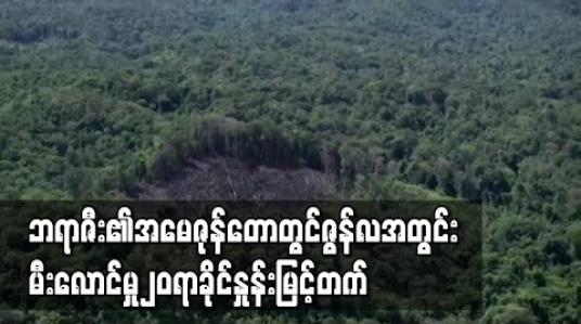 Embedded thumbnail for အမေဇုန်တောတွင်ဇွန်လအတွင်းမီးလောင်မှု၂၀ရာခိုင်နှုန်းမြင့်တက်လာသဖြင့် တောမီးအန္တရာယ်စိုးရိမ်နေရ