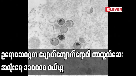 Embedded thumbnail for ဥရောပသမဂ္ဂက မျောက်ကျောက်ရောဂါ ကာကွယ်ဆေး အလုံးရေ ၁၁၀,ဝဝဝ ဝယ်ယူ