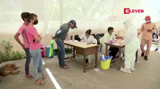 Embedded thumbnail for ကိုရိုနာကူးစက်နှုန်းမြင့်တက်နေမှုကိုထိန်းချုပ်ရန်အိန္ဒိယတွင်ကာကွယ်ဆေးထိုးနှံမှုအရှိန်မြှင့်